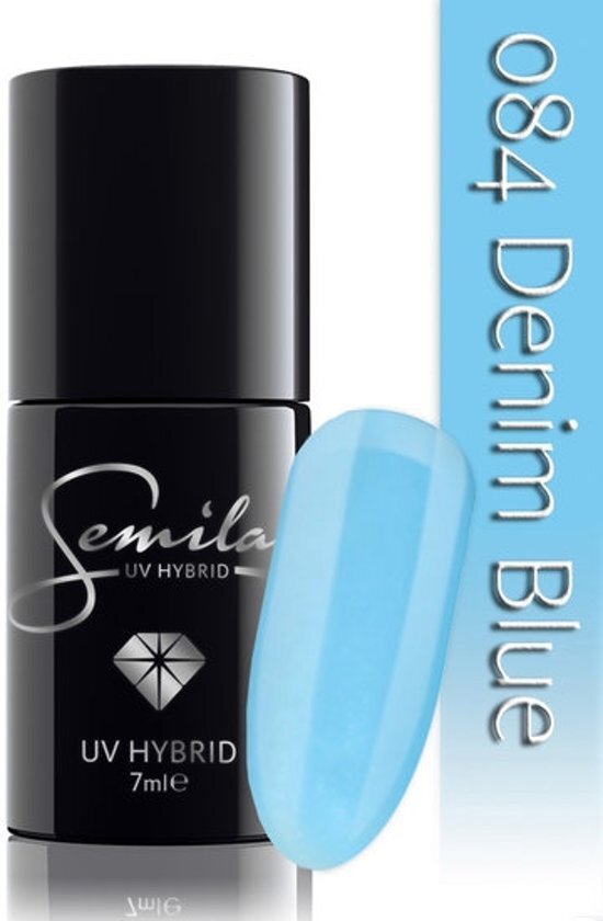 SEMILAC 084 UV Hybrid Denim Blue 7 ml