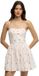 Superdry Corset Cami Mouwloze Korte Jurk Blanc XS Femme