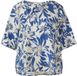 s.Oliver Blouse Crème Korte Mouw Gebloemd Viscose