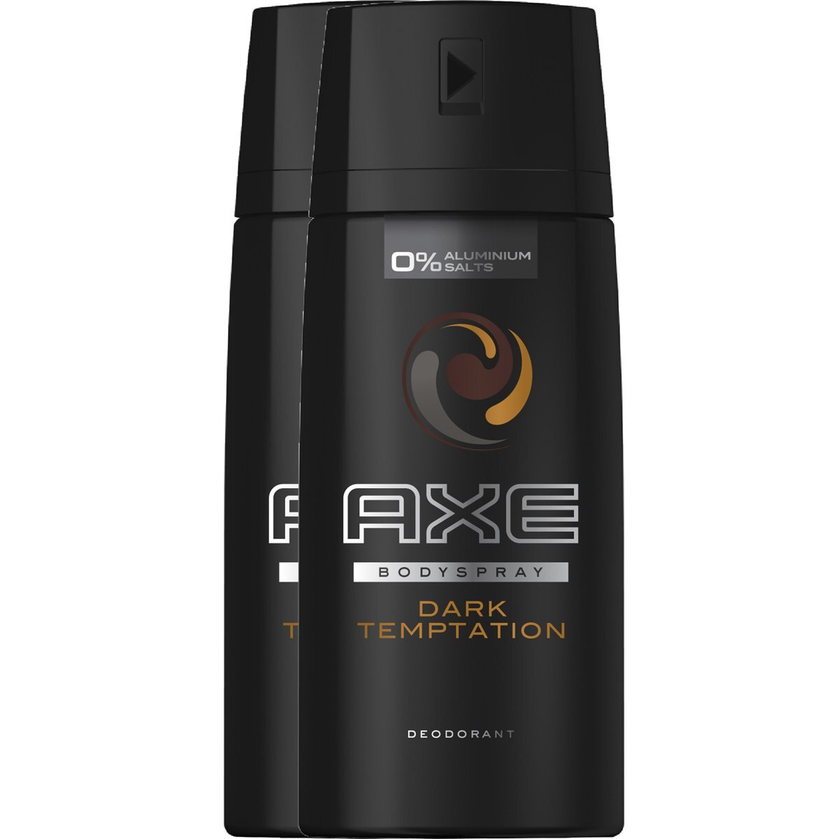 AXE Dark Temptation For Men - 2 x 150 ml - Deodorant Spray - Voordeelverpakking