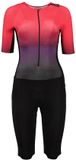 Huub Collective Korte Mouw Triatlonpak Zwart / Rose Fade S Vrouw