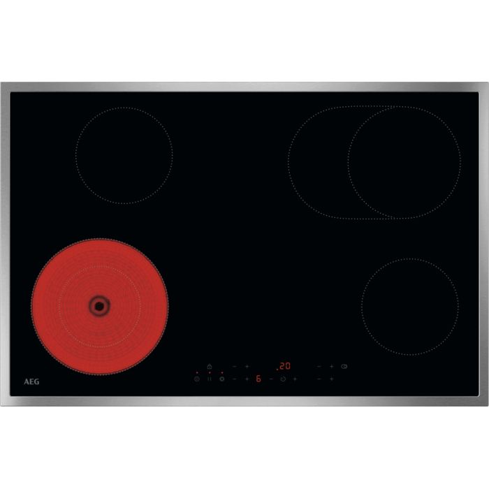AEG TN84RA06XB Zwart Ingebouwd 76.6 cm Keramisch 4 zone(s)