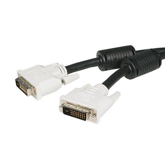 StarTech.com 10 m DVI-D Dual Link Kabel M/M - Zwart/Wit
