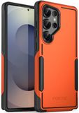 Poetic Neon Case voor Samsung Galaxy S25 Ultra 5G, Dual Layer Heavy Duty Robuuste Lichtgewicht Slanke Shockproof Beschermhoes Telefoonhoes, Oranje