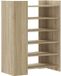 vidaXL Schoenenkast 74,5x37,5x100 cm bewerkt hout sonoma eikenkleurig