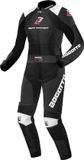 Bogotto Losail Dames Zwart Wit 2-Delig Motorpak - Racepak