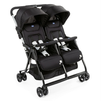 Chicco Ohlala Twin Dubbele Kinderwagen - Black Night
