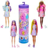Barbie Color Reveal pop en accessoires, serie Ballondieren, 6 verrassingen, inclusief kleurverandering en mini-ballondiertje (stijlen kunnen variëren), JFV58