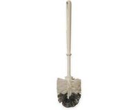 Unyqoos® Toiletborstel compacte avec crochet de suspension, beige