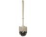 Unyqoos® Toiletborstel compacte avec crochet de suspension, beige