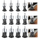 Jeu de 12 brosses métalliques pour perceuse