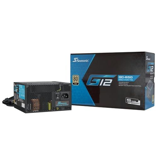 Seasonic G12 GC-650 650W 80+ Gold ATX Black Power Supply Unit
