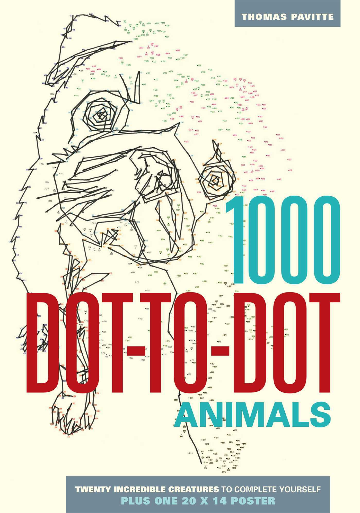 ISBN 1000 Dot-to-Dot: Animals Trade Paperback