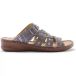 Pédiconfort Chaussures à enfiler en cuir Scratchs