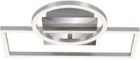 B.K.Licht Briloner Leuchten - LED-Deckenleuchte, dimmbar, Memory-Funktion, 1 drehbare LED-Modul, 19,6W, 1.500 Lumen, 3.000K, Chrom-Aluminium