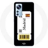 Maniacase Etui voor Xiaomi Mi 12 / 12X Air ticket Madrid