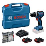 Bosch PRO 18V System accuklopboorschroevendraaier GSB18V-52 (met GBA 18V 2.0Ah, GAL 18V-20, L-Case, AC-set)