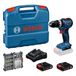 Bosch PRO 18V System accuklopboorschroevendraaier GSB18V-52 (met GBA 18V 2.0Ah, GAL 18V-20, L-Case, AC-set)