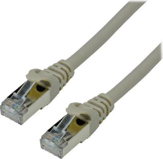 MCL 5m Cat7 S/FTP Netwerkkabel Grijs