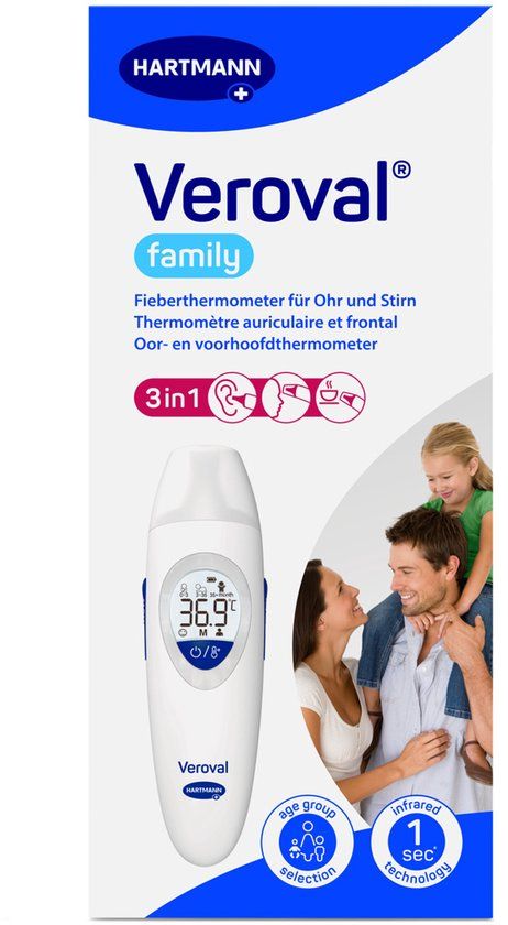 Hartmann Veroval Oor- en Voorhoofdthermometer Infrarood