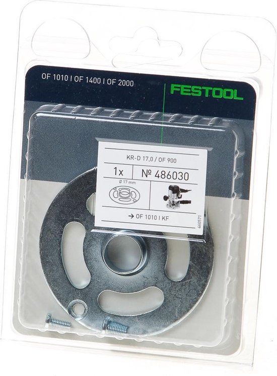 Festool 486030 KR-D17/OF 900 Kopieerring voor OF 900, OF 1000, OF 1010, KF
