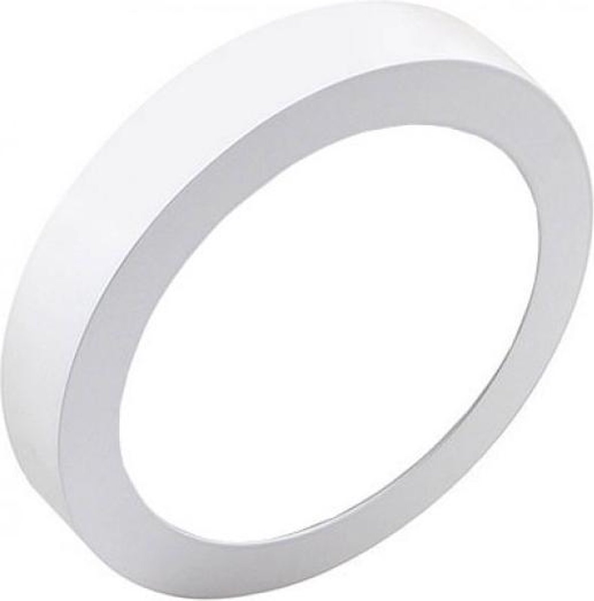 Qualu LED Downlight Pro - Igia - Opbouw Rond 12W - Helder/Koud Wit 6000K - Mat Wit - Ø177mm