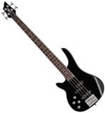 Gear4music Chicago Linkshandige Basgitaar, Zwart