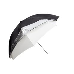 Godox UB-006 Dual Duty Paraplu Zwart/Zilver/Wit 101cm