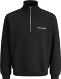 JACK&JONES JORNORREBRO EMB SWEAT HIGH NECK SN Heren Trui Zwart XXXL