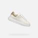 GEOX PUFFYPOP MEISJES Sneakers - WIT/PLATINA - Maat 30