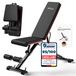 Banc de musculation pliable - réglable 7 positions - Max 230 kg - Acier, Banc de musculation banc incliné