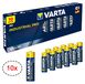 VARTA 10x Industrial PRO Mignon AA LR06 LR 06 1,5V batterijen, alkaline batterijen