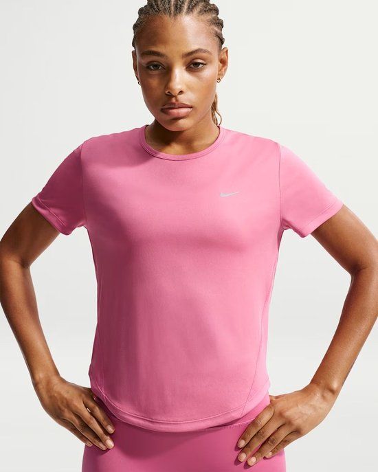 Nike Tempo Women's Dri-Fit Short-Sleeve Running T-shirt - Red