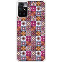 Xiaomi Redmi 10 Patchwork mandala Verstevigd hoesje met sublimatie bedrukking