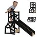 Zonovi Leertoren - Montessori Learning Tower - 3-in-1 - Black - Includes Anti-Slip Strips