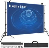 VEVOR Fotoachtergrond Fotografieachtergrond 2900 X 3500 mm Achtergrond Stofgrootte Studio Props Achtergrond met 2 Driehoekige Beugels, 2400-2920 mm Verstelbare Telescopische Hoogte Bruiloften Feestopstellingen