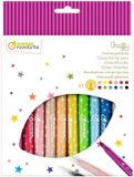 decopach Avenue Mandarine Glitter viltstiften - 12 stuks