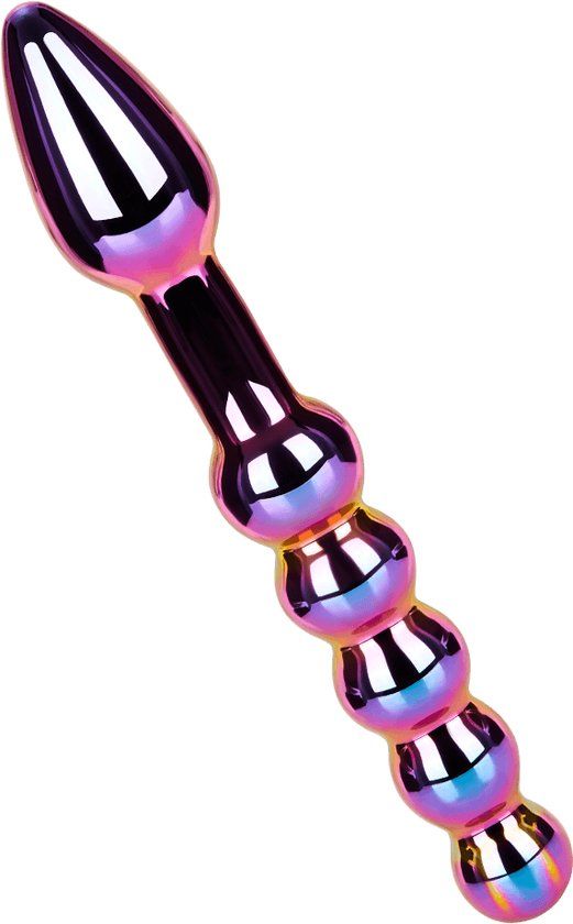 EIS - Stijlvolle Glazen Dildo - 18cm - 3cm - Kleurrijk