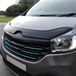 Oneway Motorkapbeschermer (steenslagcover) compatibel met Renault Trafic X82 2014-2020 - Glanzend zwart