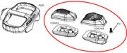 Sram Pod Axs Lever Cap Set (4 Pieces) - Meerkleurig