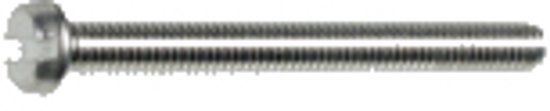 Hoenderdaal Fasteners Hoenderdaal Metaalschroeven RVS Cilinderkop M6x60 - 100 stuks