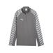 PUMA teamLIGA26 Training 1/4 Zip Top Jr Sweat Jackets; 116, Plat Medium Grijs Wit-Plat Lichtgrijs