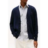 Tommy Hilfiger Cardigan en coton essentiel bleu marine