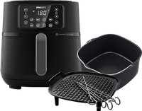 Philips Airfryer XXL Connected HD9285/93 - Incl. Kookrek & Bakvorm