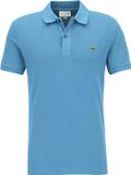 Lacoste Slim Fit polo - bodemloos middenblauw