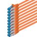 1aTTack.de 0,5 m - CAT6a - Oranje netwerkkabel - 10 stuks CAT 6 A patchkabel 10000 Mbit/s SFTP PIMF 500 MHz Compatibel met CAT5 CAT6 CAT7 DSL internet switch router