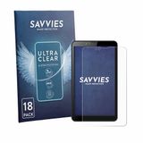 Savvies Screenprotector voor Brave BT7X1 - Folie Beschermfolie transparant 18 Stuks