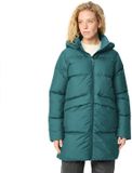 Vaude Annecy II Parka Dames Waterdicht Winddicht Polyester Dark Fjord Green Maat 36