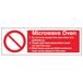 V Safety Magnetron - Landschap 300 x 100 mm - Zelfklevend Vinyl - Aluminium Effect Veiligheidsbord