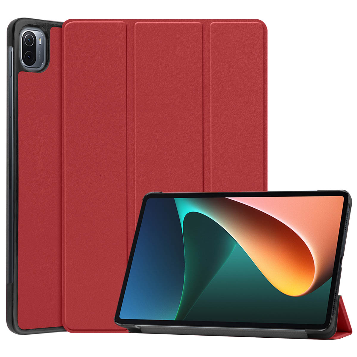 imoshion Trifold Bookcase Xiaomi Pad 5 / 5 Pro tablethoes - Rood